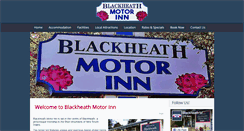 Desktop Screenshot of blackheathmotorinn.com.au