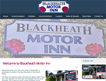 Tablet Screenshot of blackheathmotorinn.com.au
